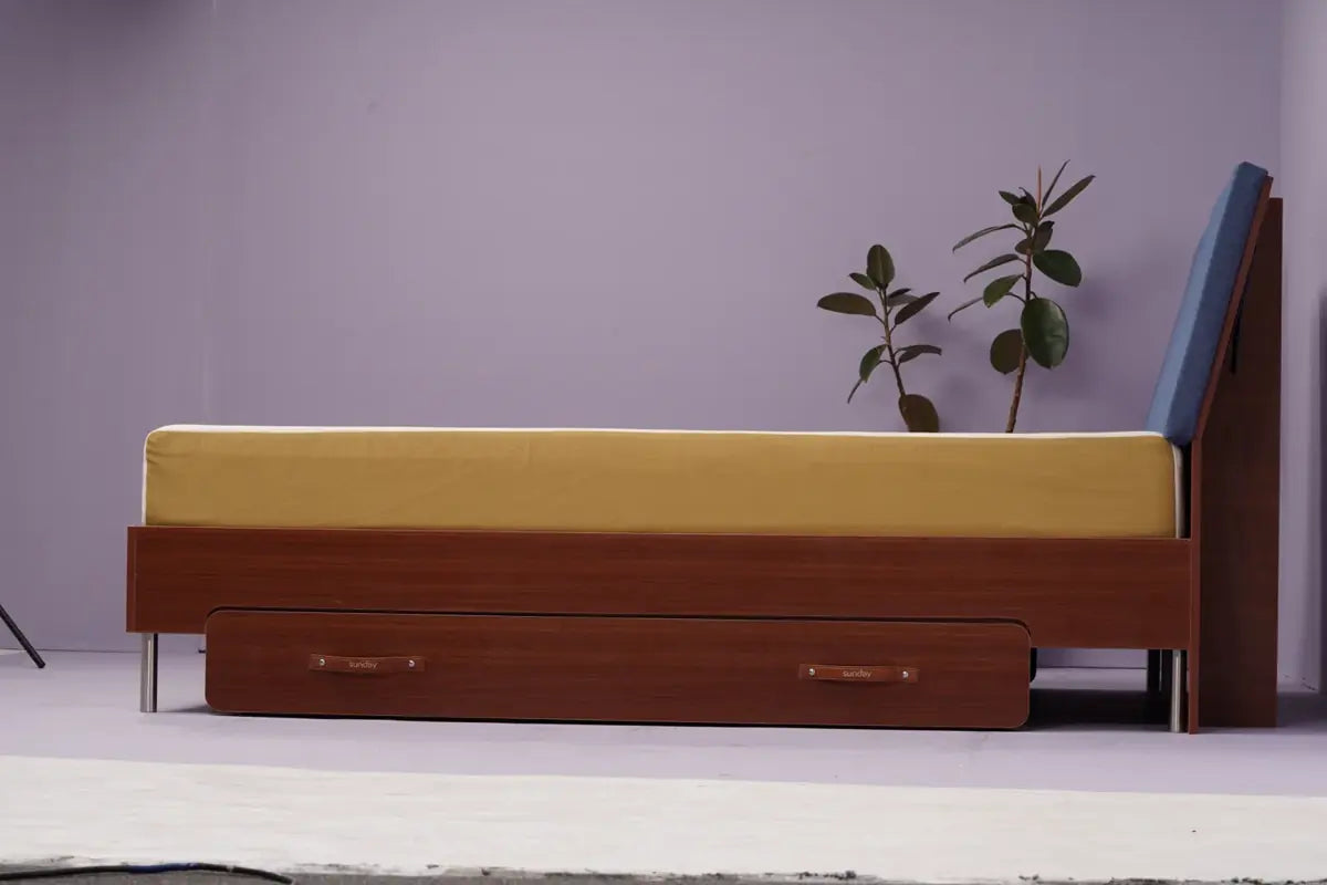 Tilted headboard